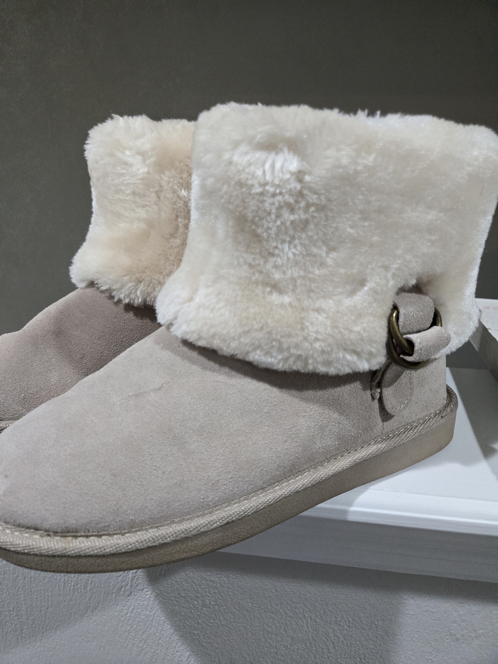 Canyon River Blues Cream Faux-Fur Cuff Winter Boots - Picture 2 of 4